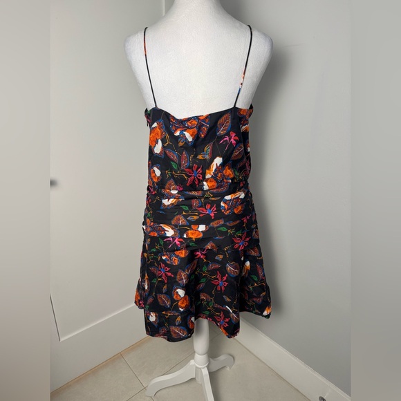 ❌SOLD❌Derek Lam 10 Crosby Floral Camisole Flounce Twist Slip Mini Dress - Picture 6 of 10